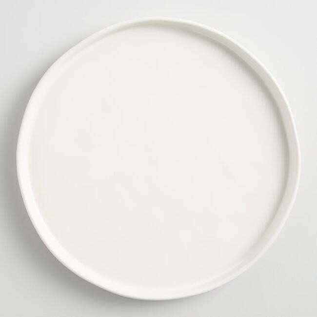 Ivory Organic Rim Mason Salad Plates Set Of 6 | World Market