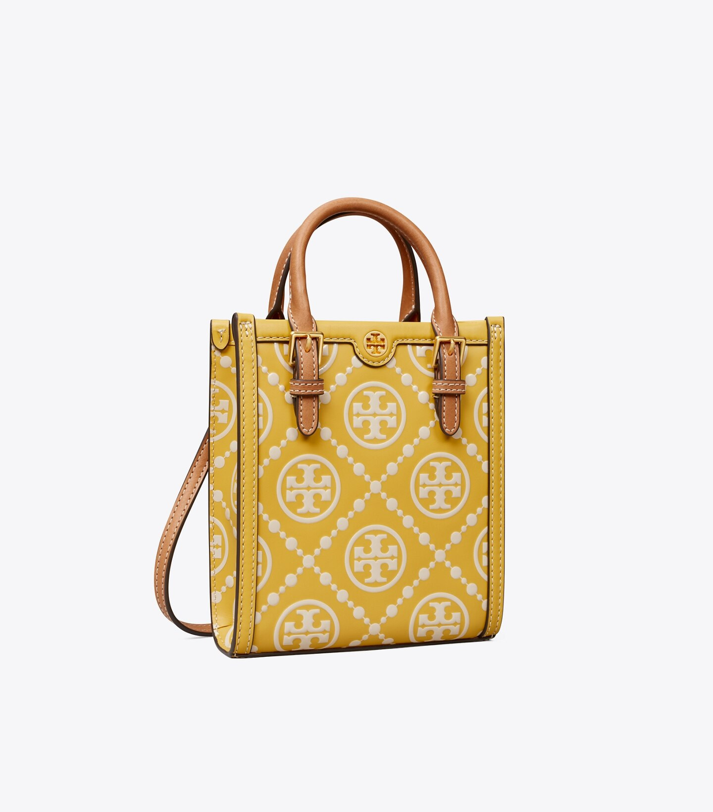 T Monogram Embossed Mini Tote | Tory Burch (US)