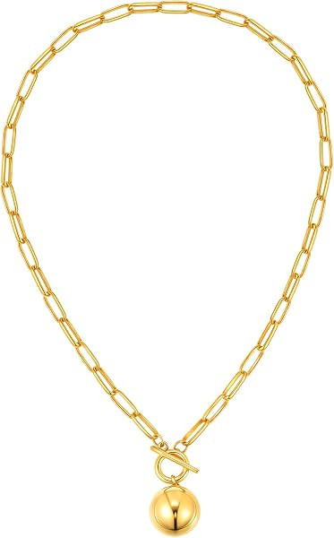 KSF Layered Gold Necklaces for Women 3PCS Rectangle CZ Choker Set | Amazon (US)