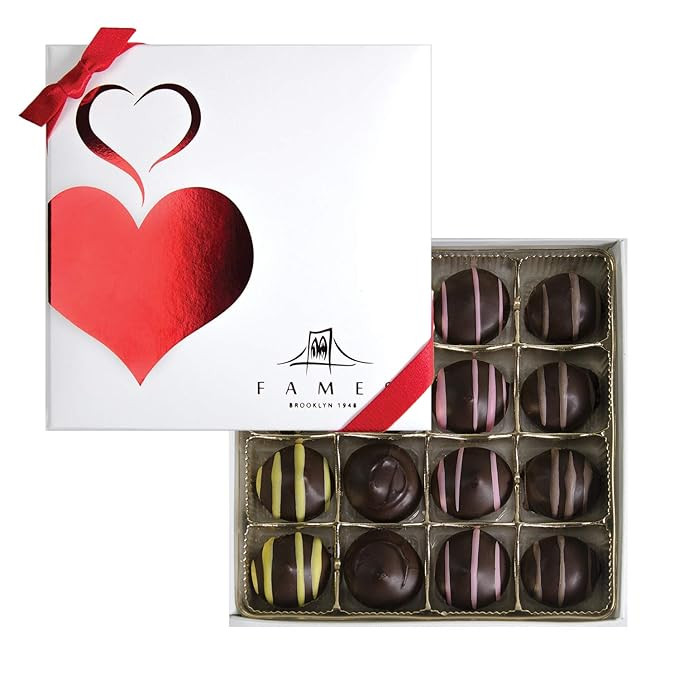 Fames Assorted Chocolate Gift Box – Handcrafted Kosher Dairy-Free Chocolates – Valentine’s ... | Amazon (US)