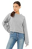 Bella Canvas Women's Raglan Sweatshirt, Athletic Heather, Small | Amazon (US)