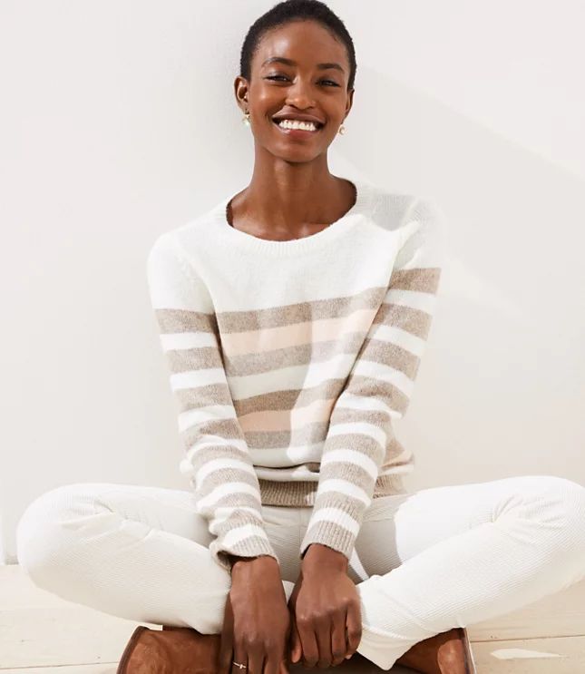 Striped Sweater | LOFT | LOFT