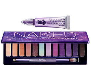 Urban Decay Naked Ultraviolet Palette w/ Primer Potion | QVC