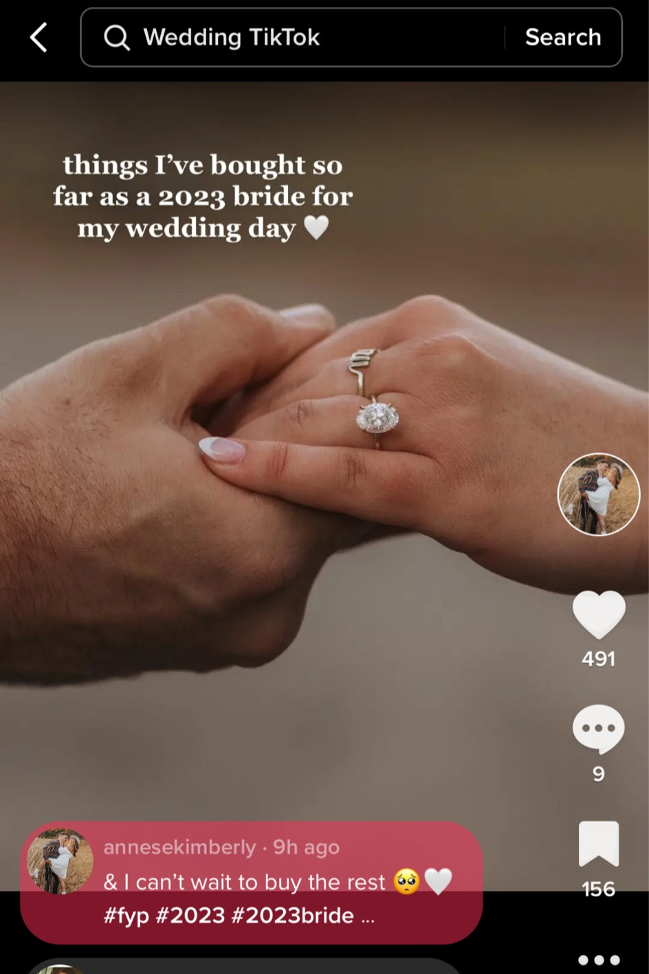things I’ve bought so far as a 2023 bride from my tik tok 🤍💍