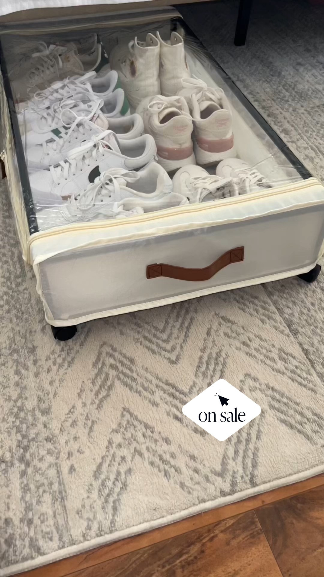 Amazon Spring Sale
Under bed Storage with wheels.
Shoe storage idea

#LTKSaleAlert #LTKHome #LTKShoeCrush