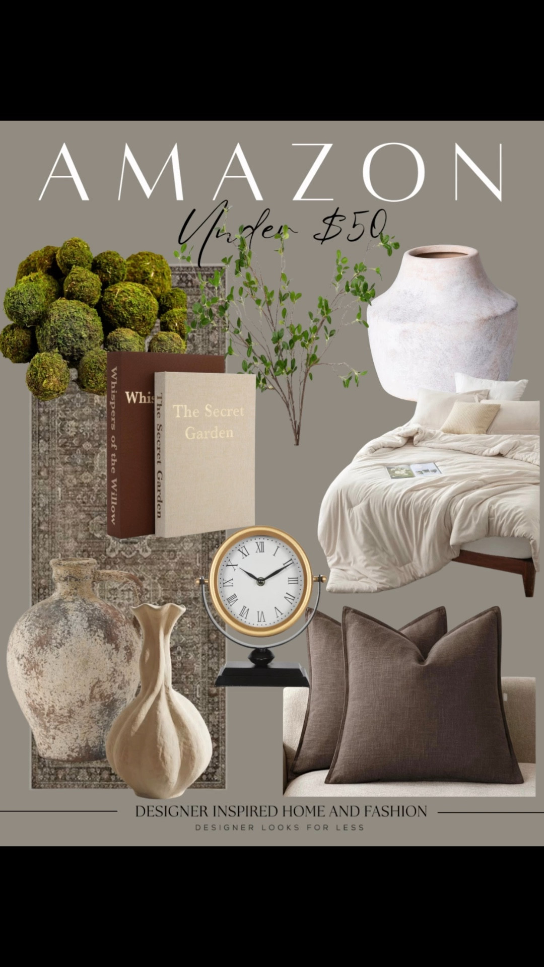 Amazon home decor and accents under $50

#LTKSaleAlert #LTKHome