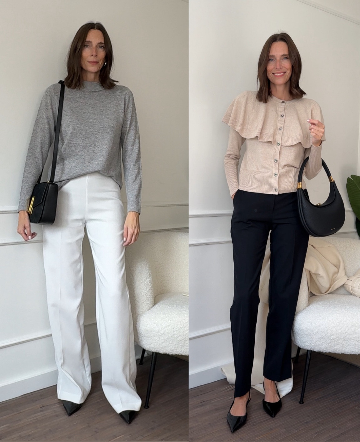 Two more lovely knits; slightly lighter in wait. The grey is a good option for the office and the beige is a bit more dressy and I always think it’s handy to have a dressy knit for when you have to go out but are feeling too cold/don’t really want to 😂 I wear a medium in the grey and a small in the beige. 

Work outfit, office outfit, knitwear, autumn outfit 

#LTKSeasonal #LTKStyleTip #LTKFindsUnder100