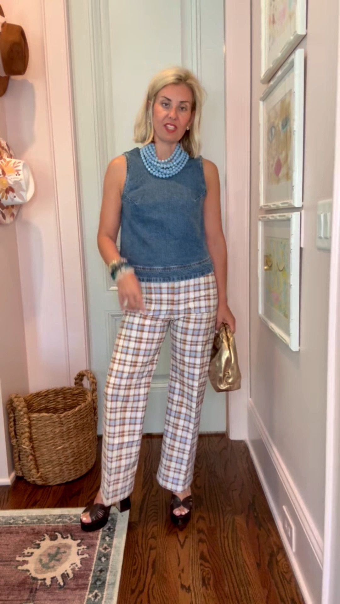 Ok yes or no???? Do I look party ready?
Top - xs 
Pants - 26P
Heels - 8 tts 

* code Catherine20 at Allie + Bess

#LTKdayinmylife #LTKootd #LTKmomlife
