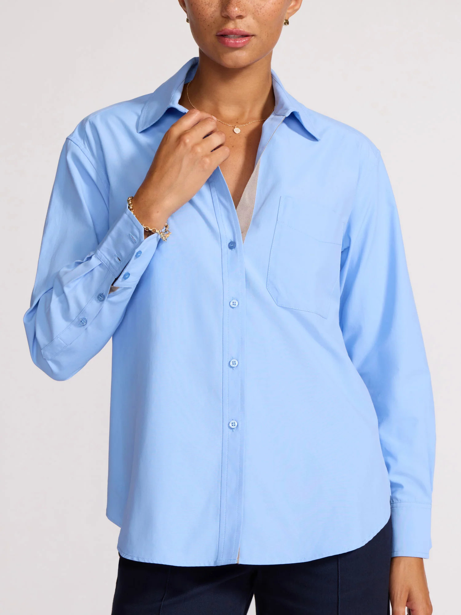 Women's Everyday Shirt in Bleu | Brochu Walker | Brochu Walker