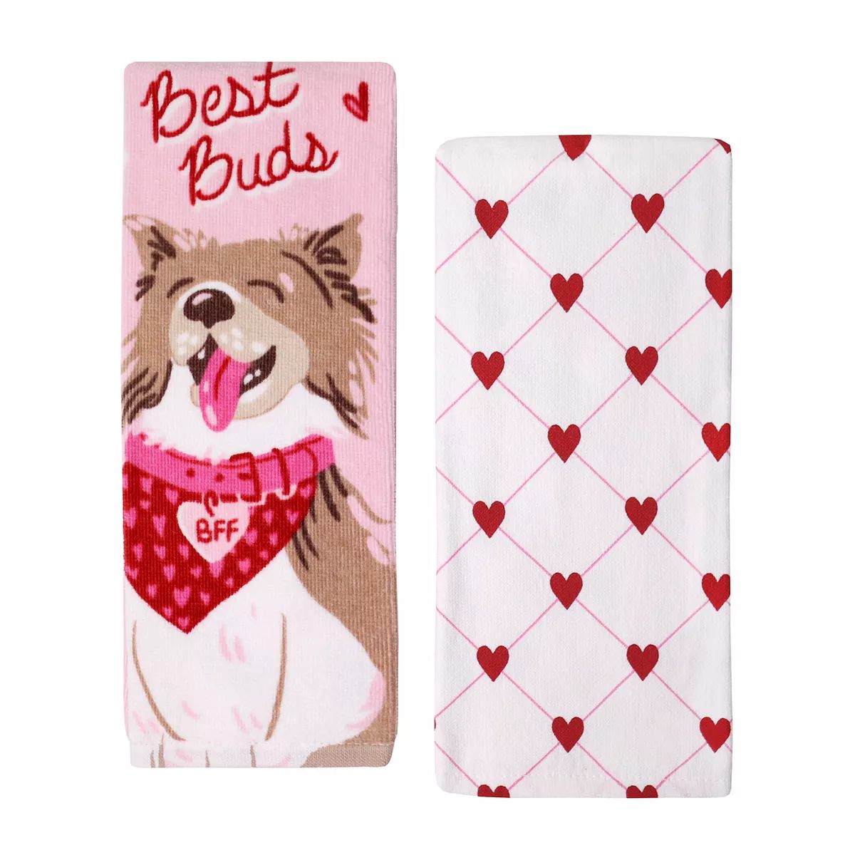 Celebrate Together™ Valentine's Day Best Buds Dog 2-Pack Kitchen Towel Set | Kohl's