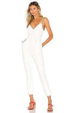 Lovers and Friends Norrie Jumpsuit in White from Revolve.com | Revolve Clothing (Global)