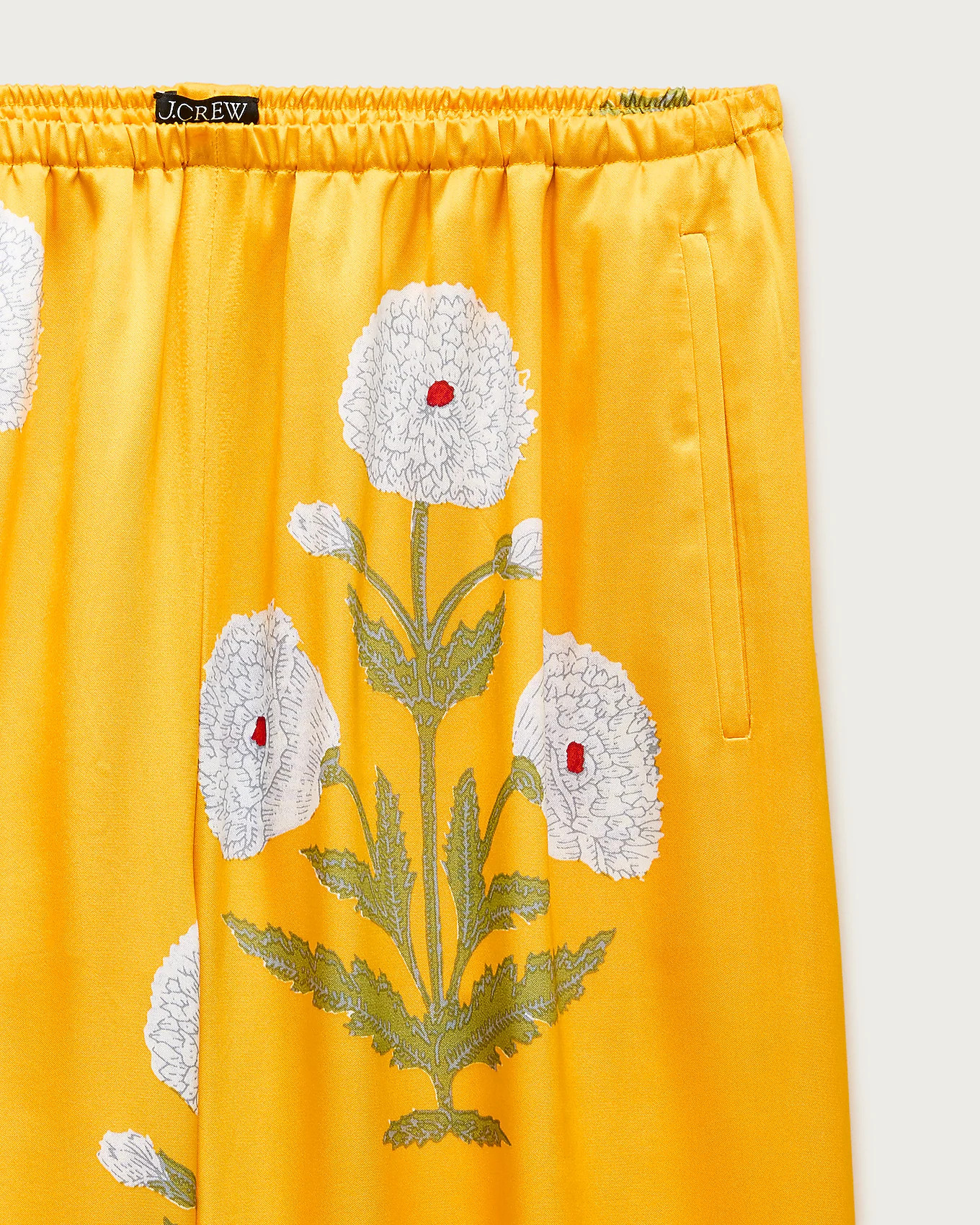 Cosmo pant in marigold block print | J. Crew US