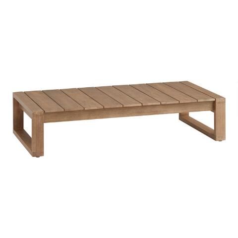 Eucalyptus Segovia Outdoor Coffee Table | World Market