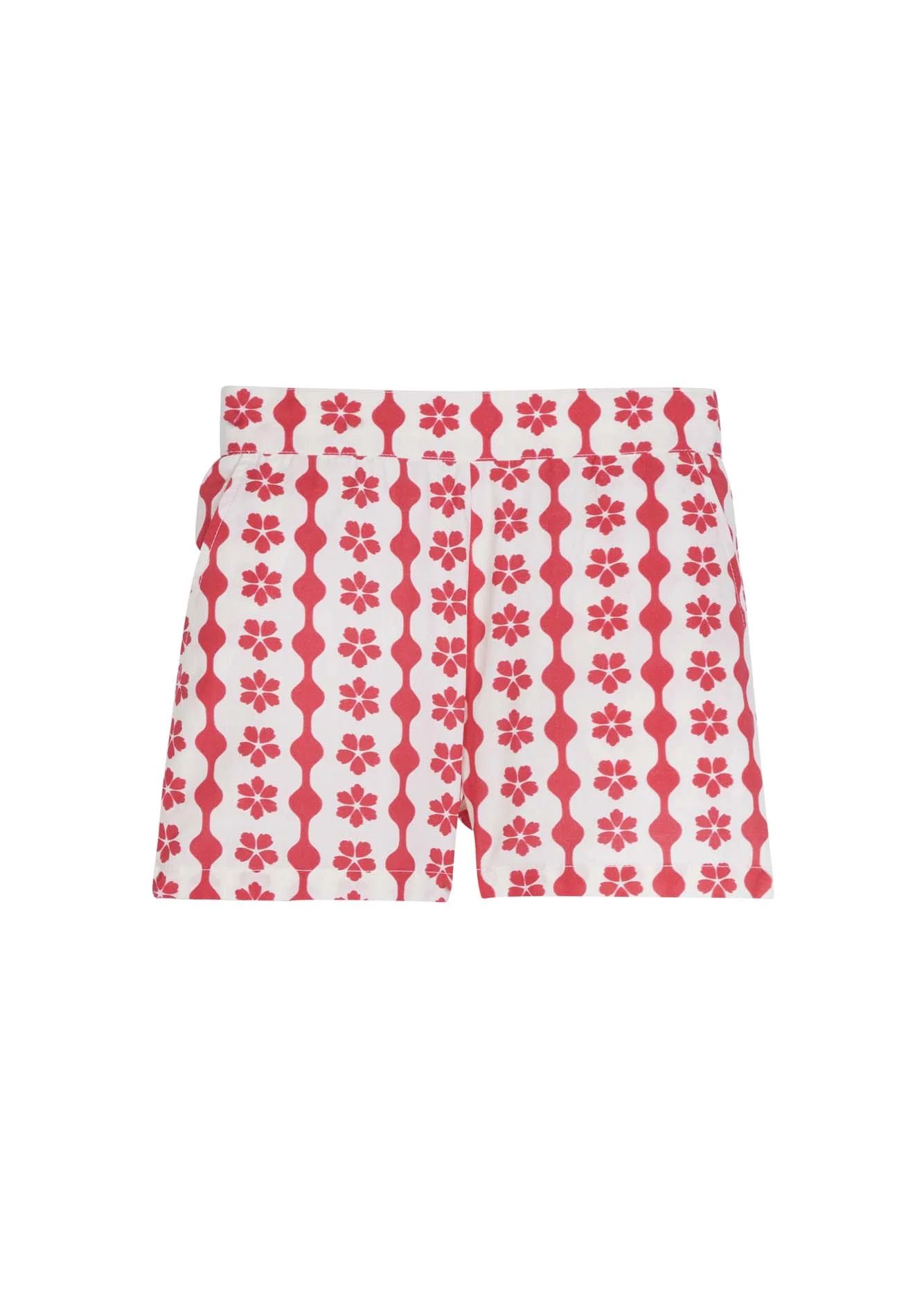 Antibes Shorts - Raspberry Scallop | BISBY Kids