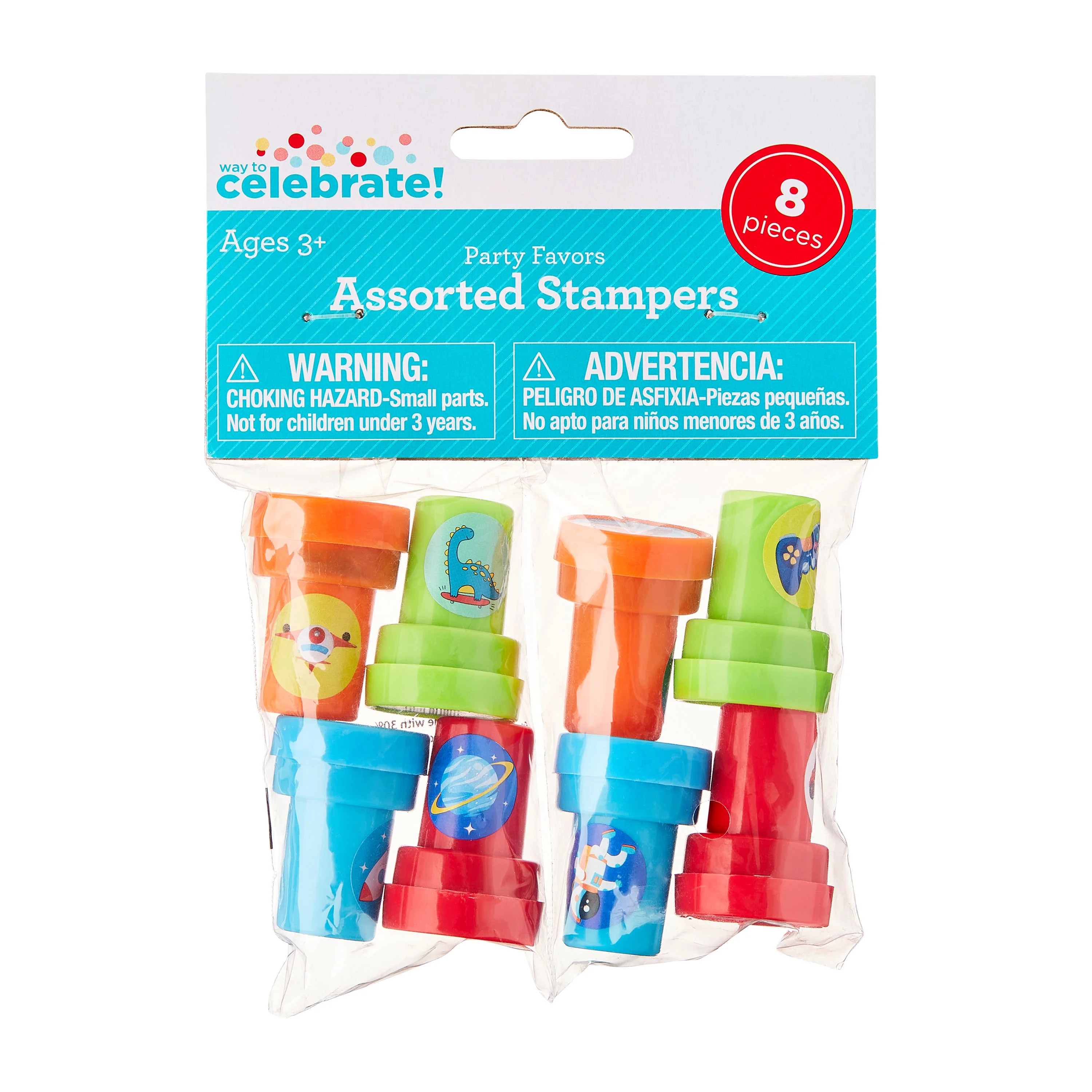 Assorted Stampers Party Favors for Boys, 8 Count, by Way To Celebrate | Walmart (US)