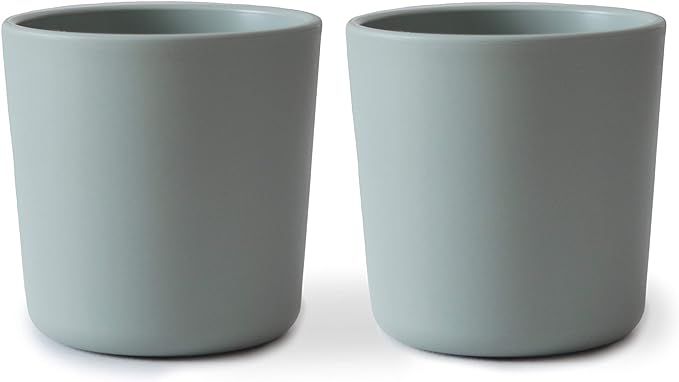 mushie Dinnerware Cups For Kids | Made in Denmark, Set of 2 (Sage) | Amazon (US)