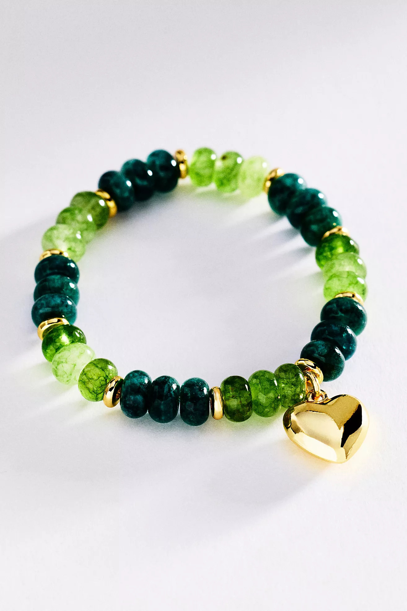 Holst + Lee Gem Heart Bracelet | Anthropologie (US)