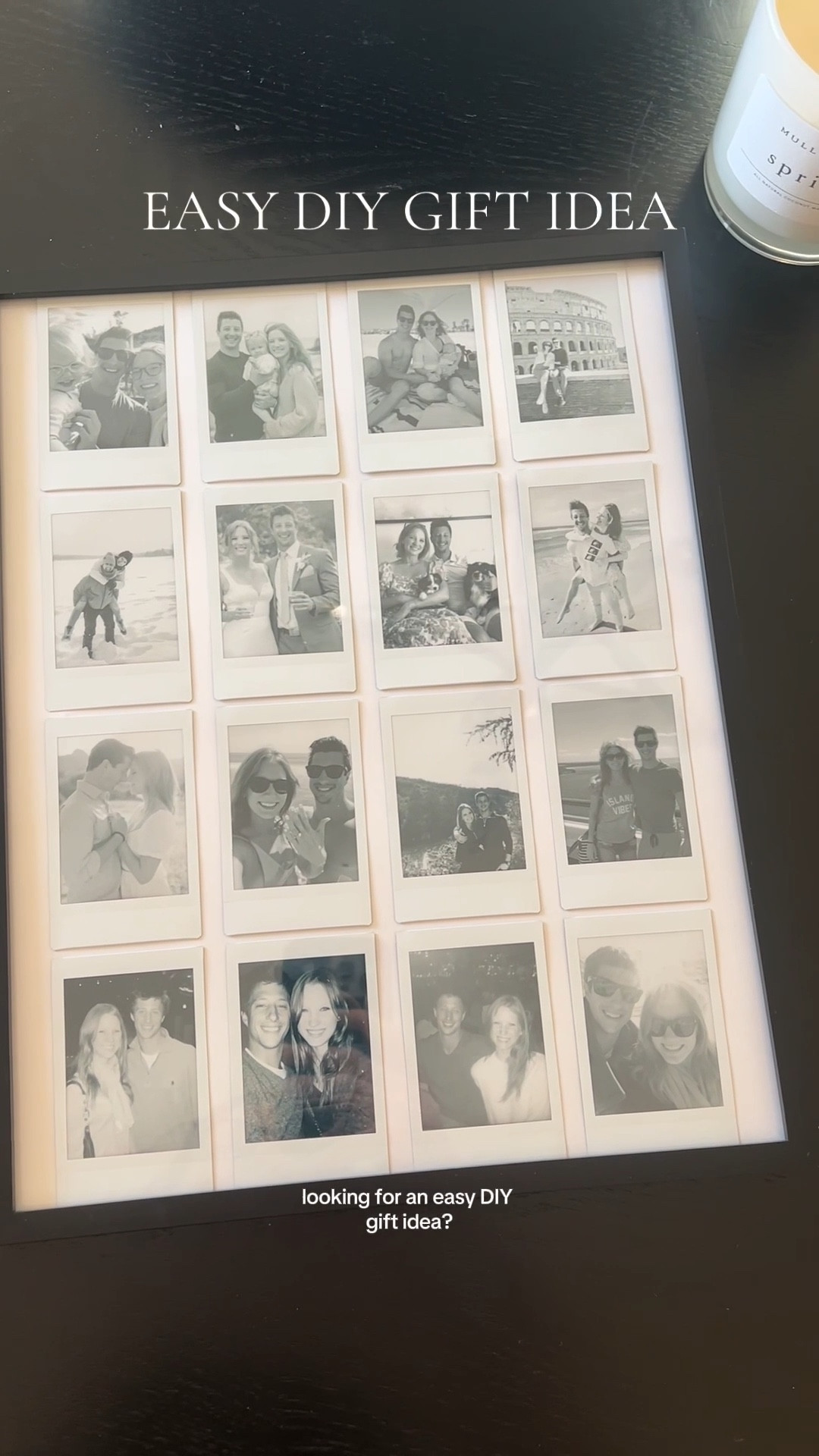 If you’re looking for a great DIY photo gift idea that will also help transform your space with affordable wall decor, we’ve got you! 

For my husband’s anniversary gift, I used a Polaroid photo printer to print photos from the last 15 years & secured them to poster board in a frame 🤍 

While this was for an anniversary,  it’d also make a great birthday gift, Mother’s Day gift, etc. – the options are endless! 

#cheapdecor #diydecor, #walldecor #budgetfriendly #polaroids #photogifts 

#LTKFindsUnder50 #LTKHome #LTKFindsUnder100