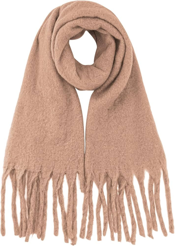 MissShorthair Oversized Chunky Winter Scarf for Women Big Blanket Scarves Colorful Thick Fluffy S... | Amazon (US)
