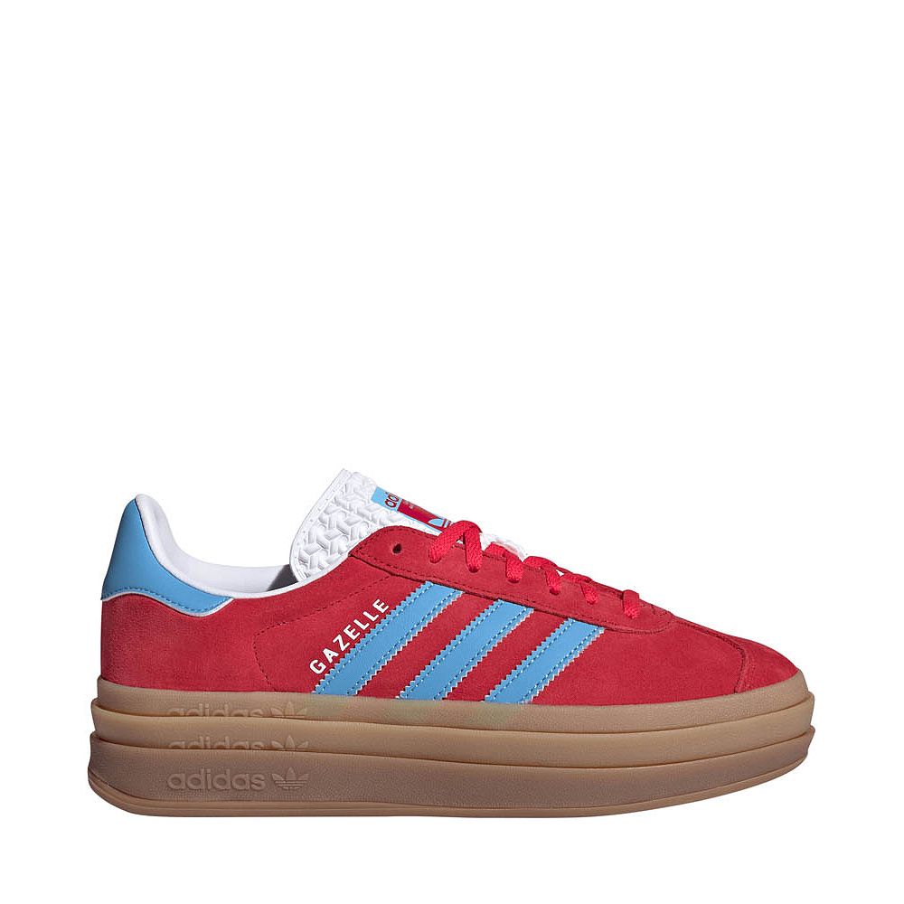 Womens adidas Gazelle Bold Athletic Shoe - Pink / Semi-Blue Blur | Journeys