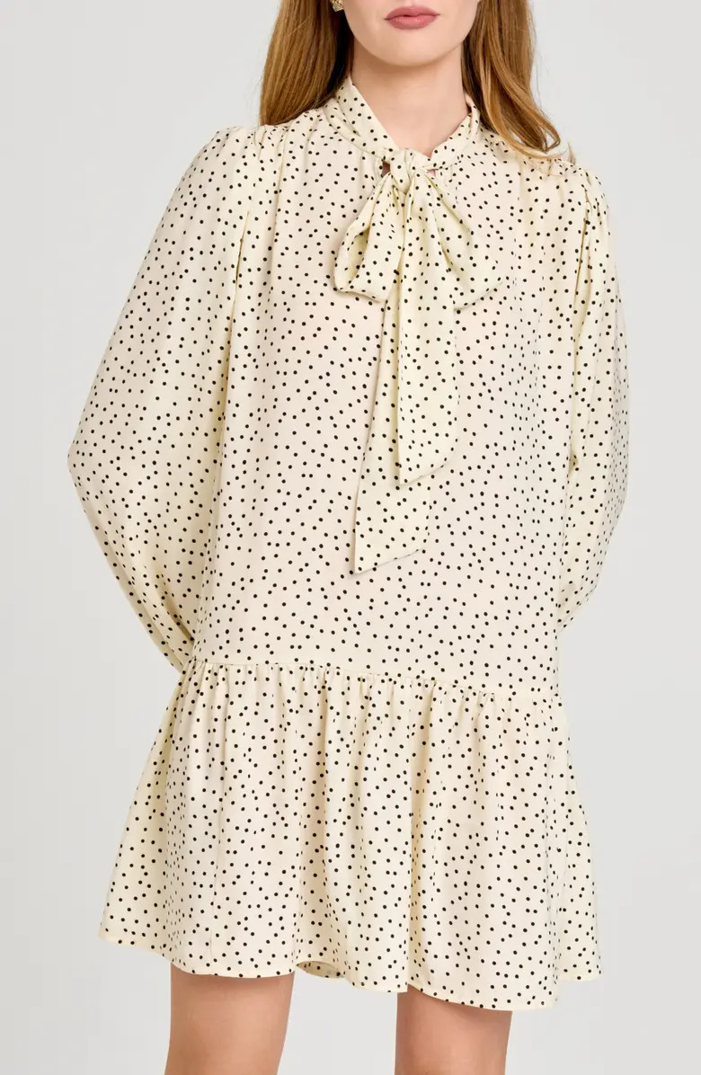WAYF Kate Polka Dot Long Sleeve Dress | Nordstrom | Nordstrom