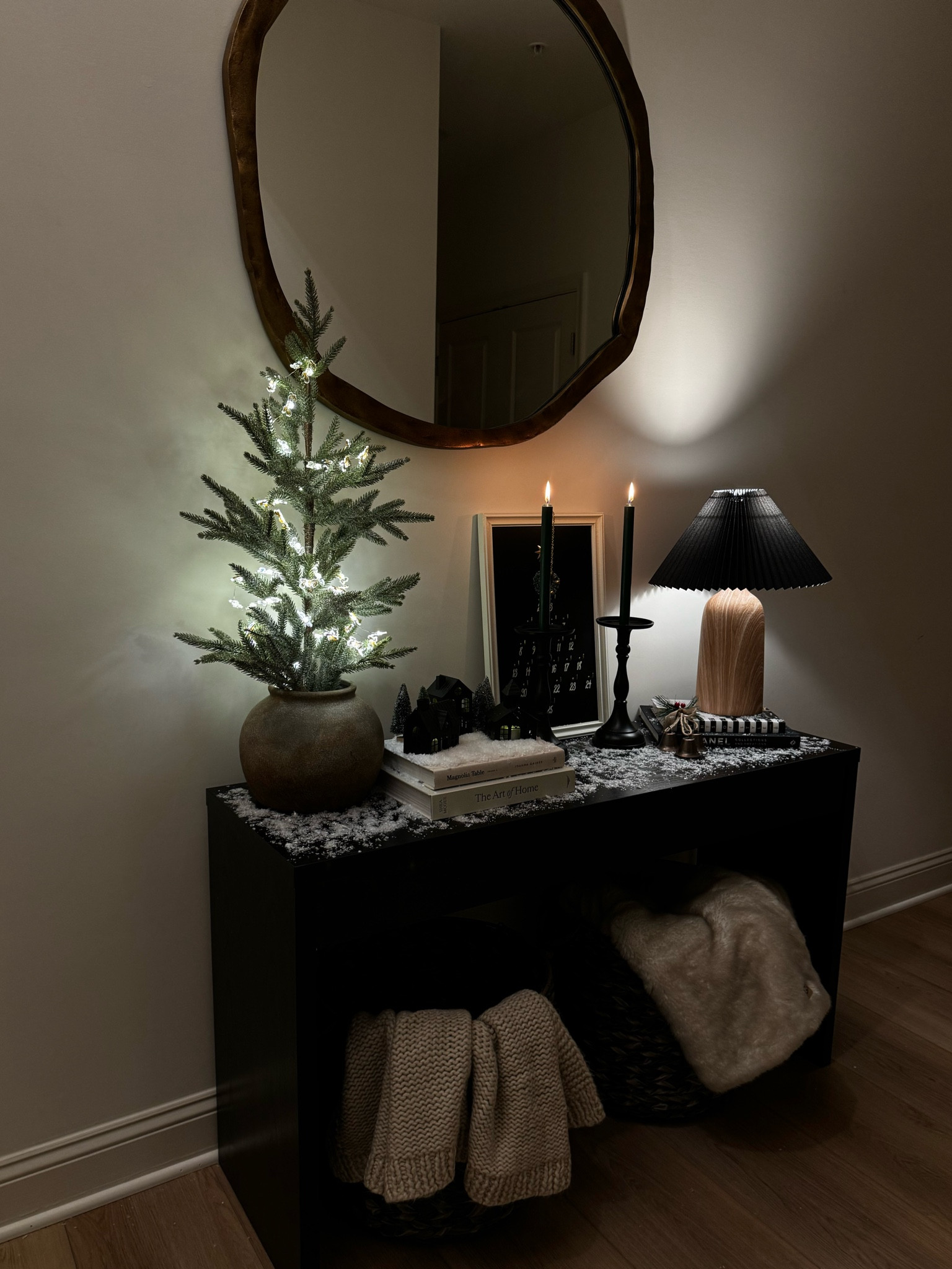 Christmas entryway decor
Christmas aesthetic
Pinterest inspired
Christmas decorating ideas

#LTKHome #LTKHoliday #LTKStyleTip