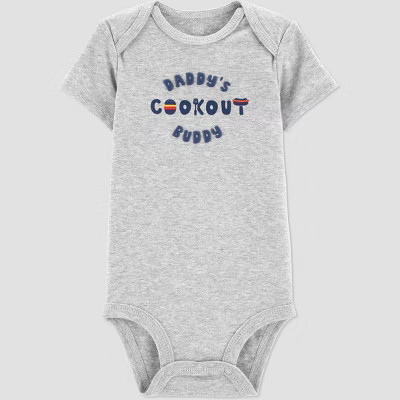 Baby Boys' Daddy's Cookout Buddy Bodysuit - Just One You® made by carter's Gray | Target
