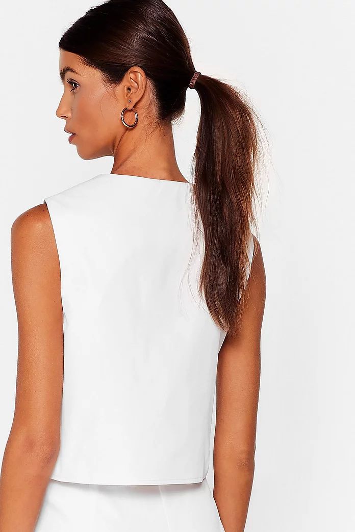 Let's Not Waist Time Button-Down Vest | Nasty Gal (US)