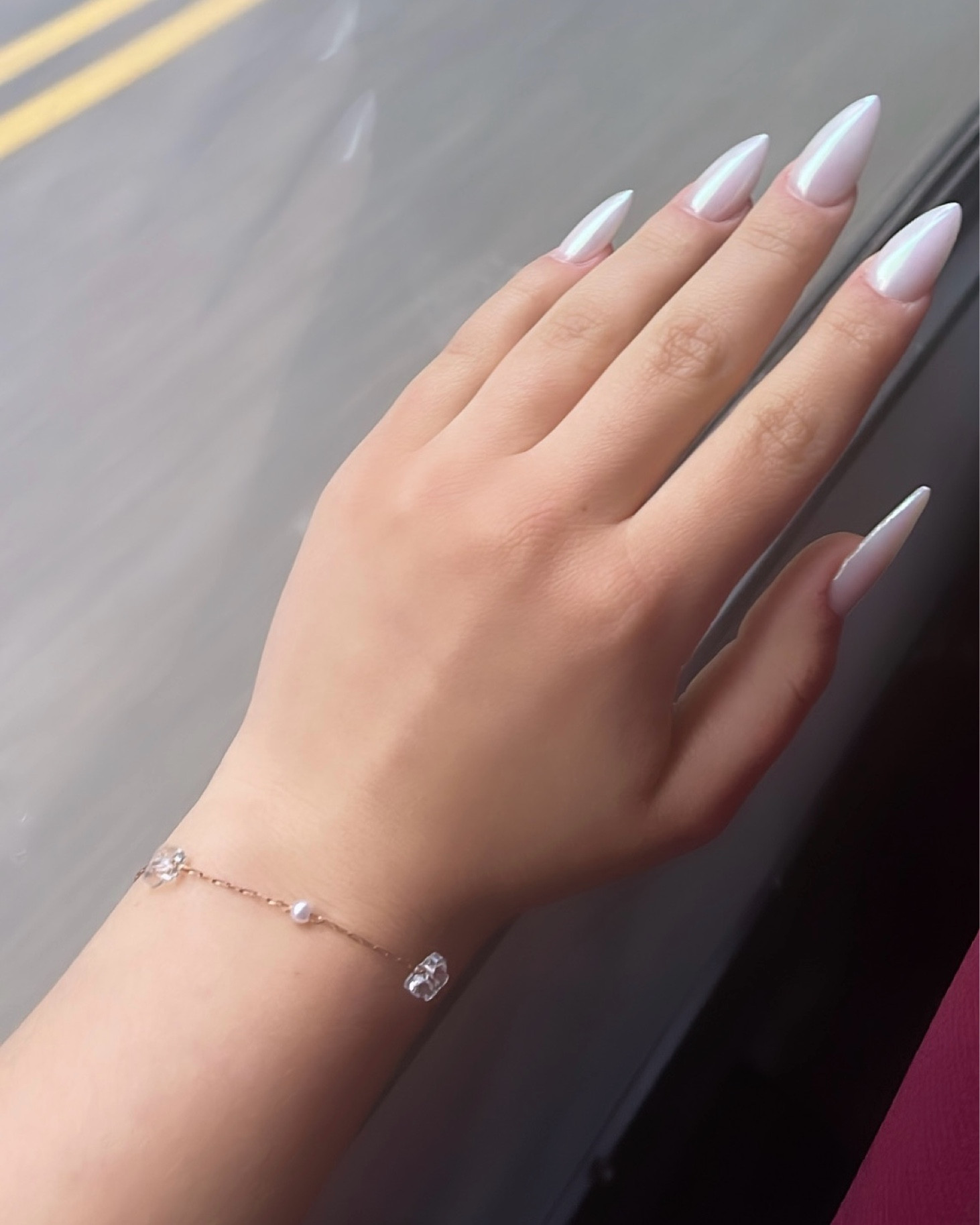 #nails #manicure #gelnails #gel #acrylicnails #acrylic #acrylics #bracelet #anklet #jewelry #almondshape #almondnails #pearlnails #pearl

#LTKStyleTip #LTKGiftGuide #LTKBeauty