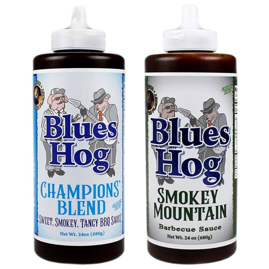 Blues Hog Champions' Blend 25 Oz and Smokey Mountain 24 Oz BBQ Sauce 2 Pack | Amazon (US)
