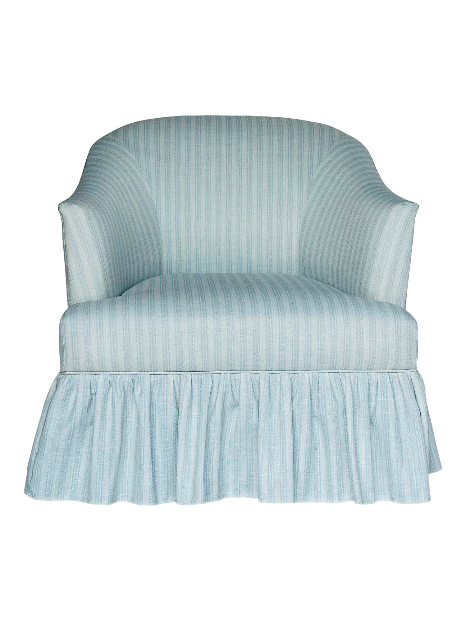 32x32 Mabel Swivel Chair With Gathered Skirt | TJ Maxx