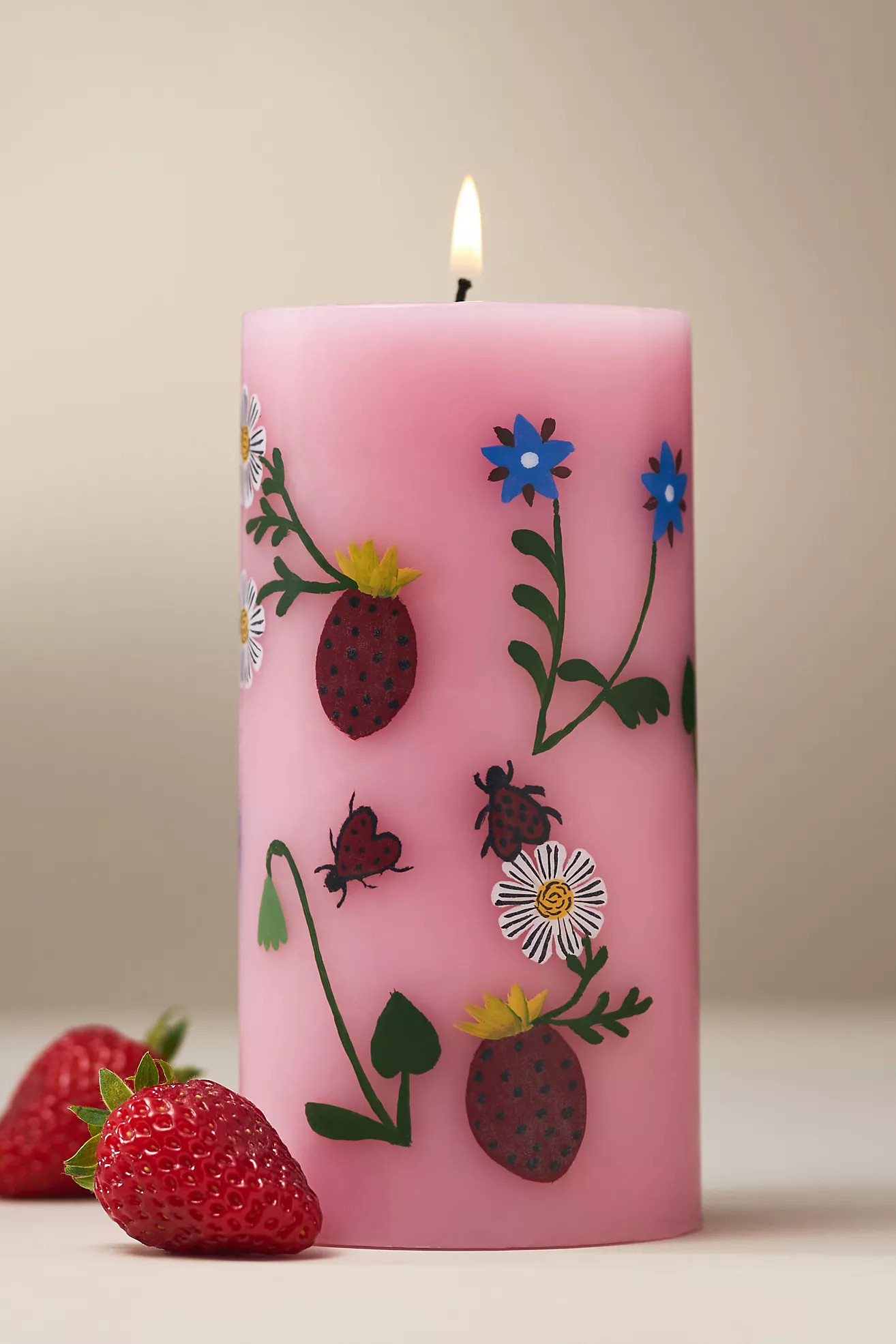 Faye Pillar Shaped Wax | Anthropologie (US)