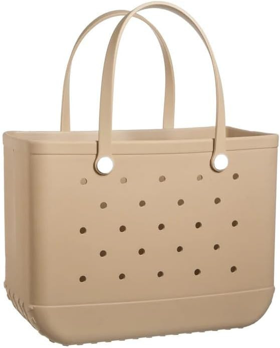 Rubber Beach Tote Bag Large Waterproof Washable Tip Proof Durable Open Tote Bag for the Beach Boa... | Amazon (US)