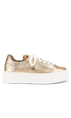 Sam Edelman Pippy Sneaker in Molten Gold from Revolve.com | Revolve Clothing (Global)