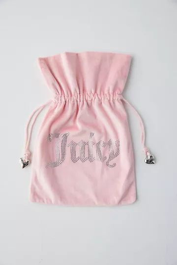 Juicy Couture UO Exclusive Bling Velour Gift Bag | Urban Outfitters (US and RoW)