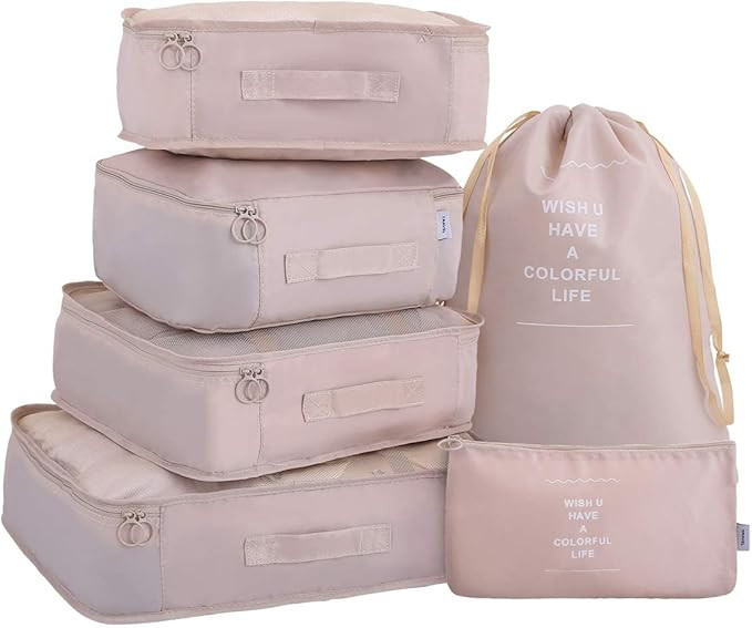 OEE Luggage Packing Organizers Packing Cubes Set for Travel | Amazon (US)