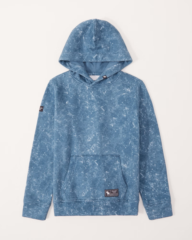 tie-dye essential logo hoodie | Abercrombie & Fitch (US)