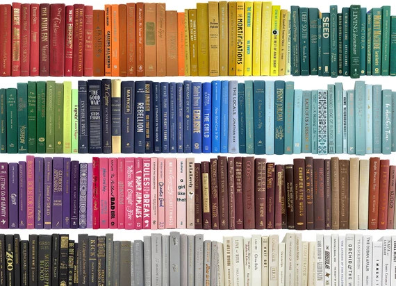 Used Hardcover Books by Color for Home Decor Damaged Books at | Etsy | Etsy (US)