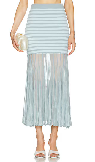 Franki Skirt in Powder Blue | Revolve Clothing (Global)