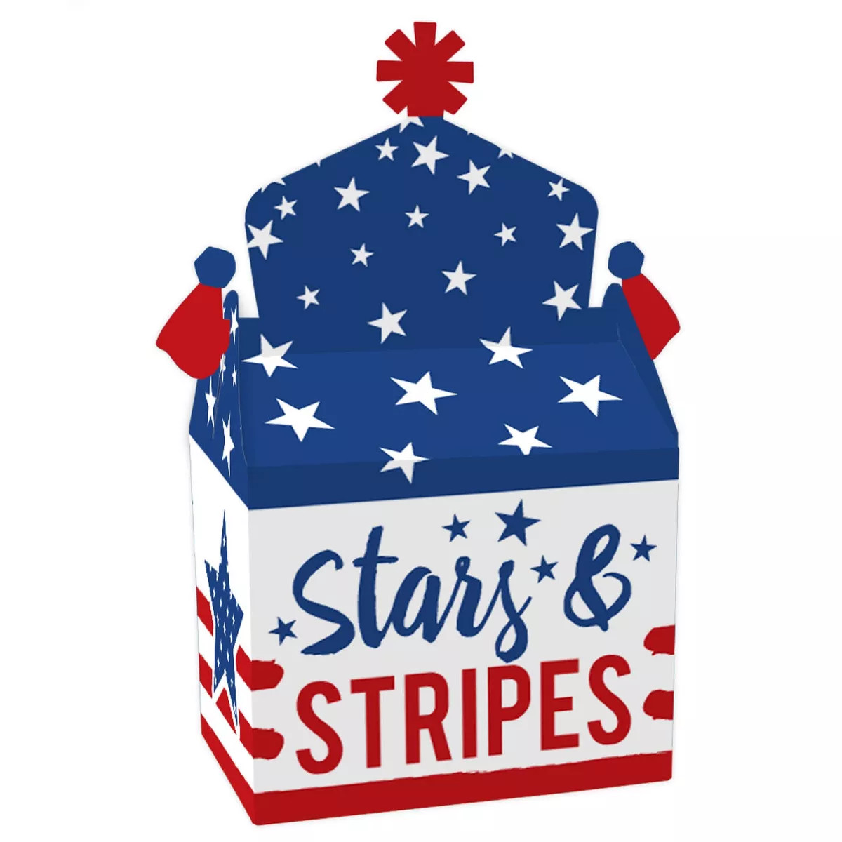 Big Dot of Happiness Stars & Stripes - Treat Box Party Favors - Memorial Day, 4th of July and Lab... | Target