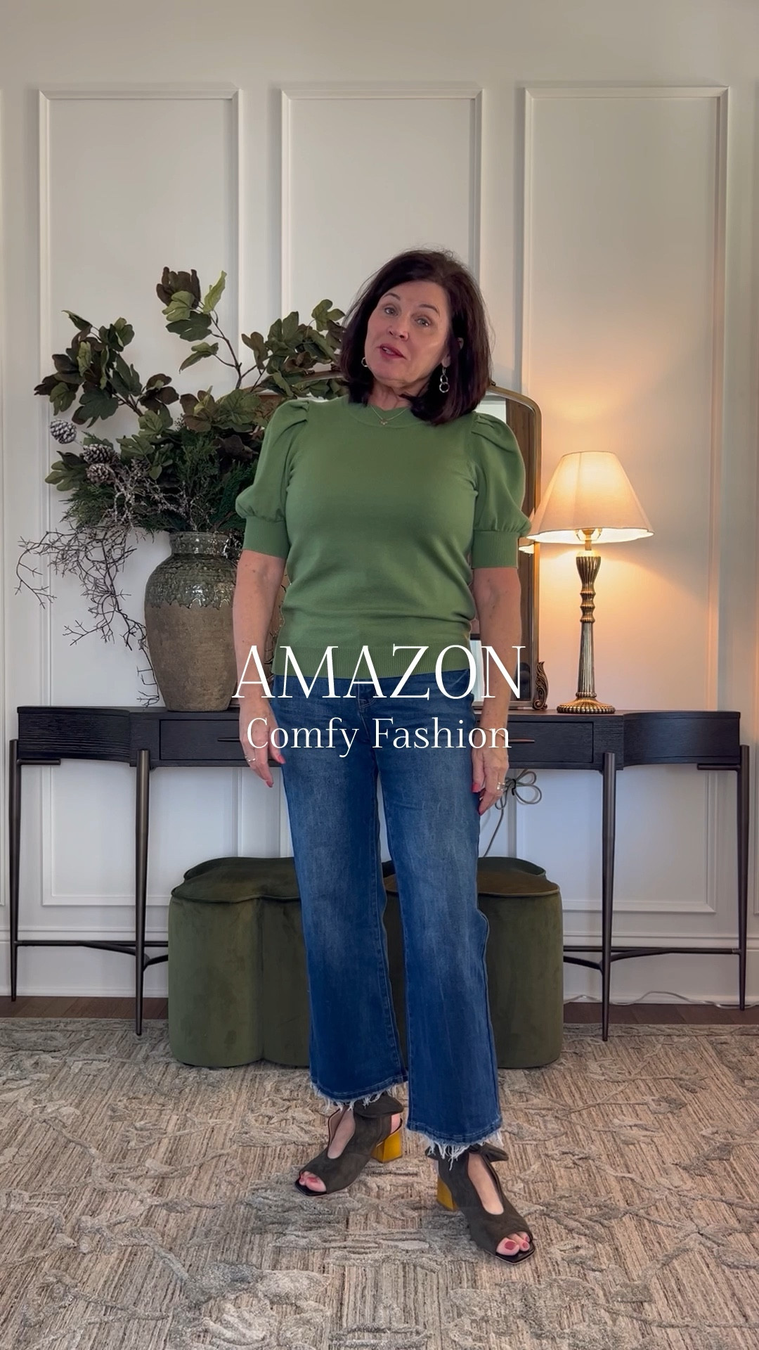 A few of my recent Amazon fashion finds that I love. These jeans are affordable ($30 ish), and very comfy. They have a little stretch. TTS, I’m wearing an 8  How cute are these sandals in the olive green?!

#LTKSaleAlert #LTKStyleTip #LTKOver40