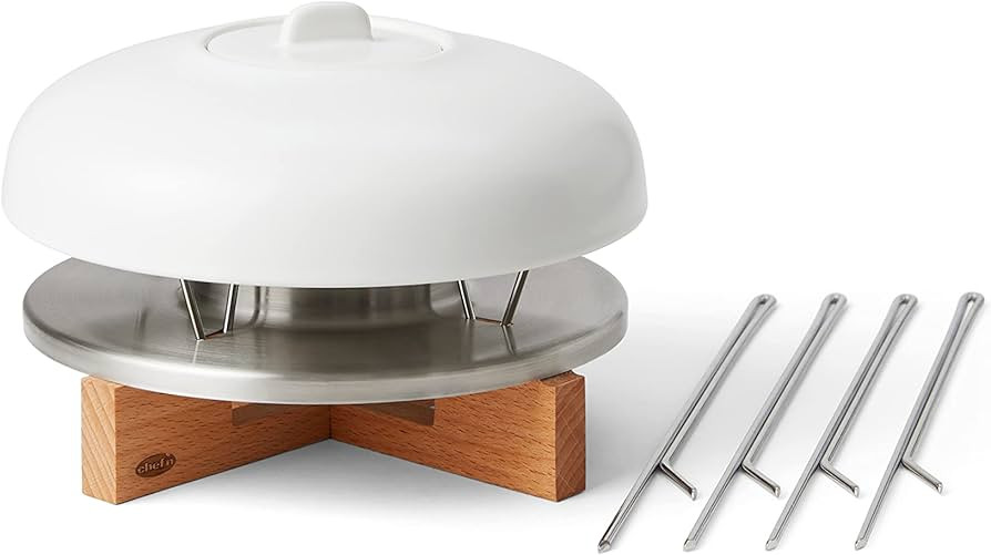 Amazon.com: Chef’n Sweet Spot Tabletop Smores Maker, Can Be Used Indoors or Outdoors, White/Woo... | Amazon (US)