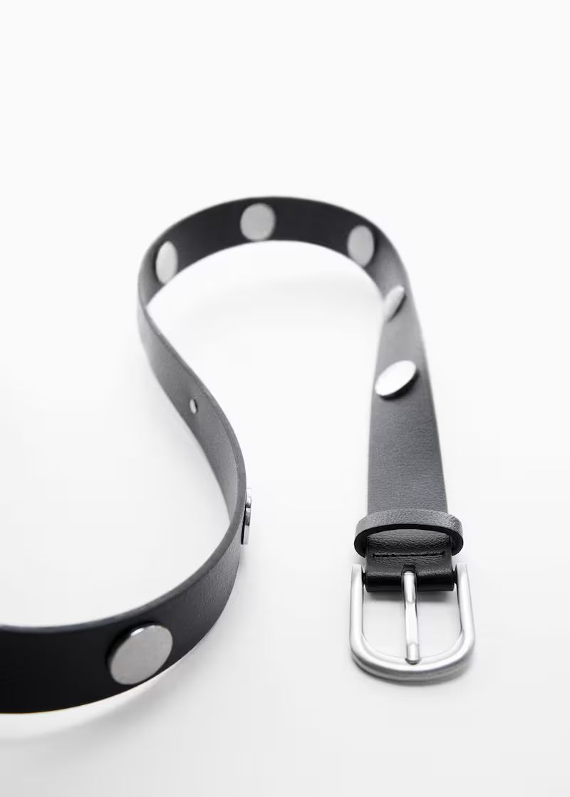 Metal appliqué belt | MANGO (US)