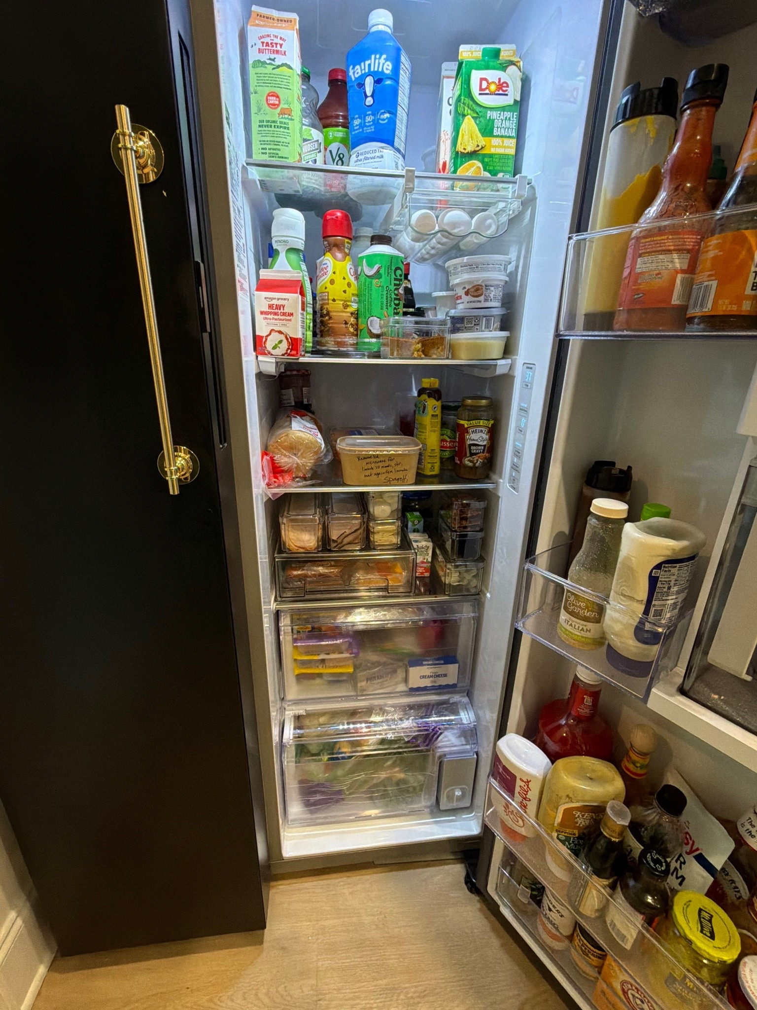 Organize your fridge with all the right storage containers.  I will never go back.

#LTKdayinmylife #LTKvlog #LTKHome