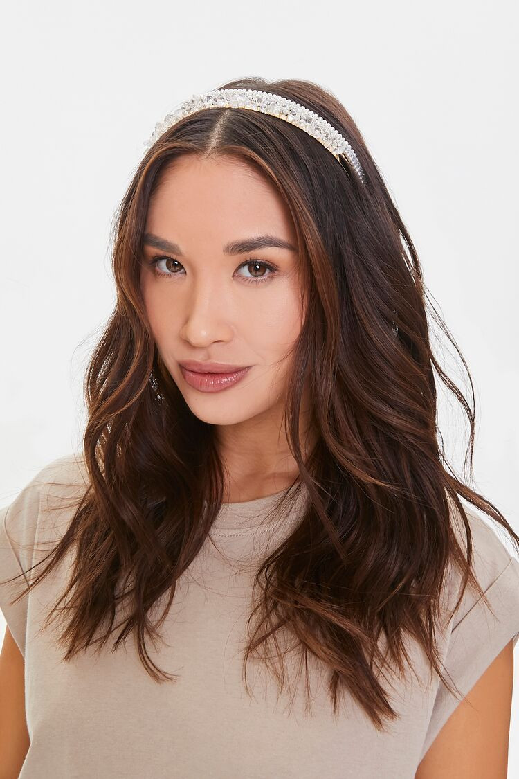 Faux Crystal Headband Set | Forever 21 (US)