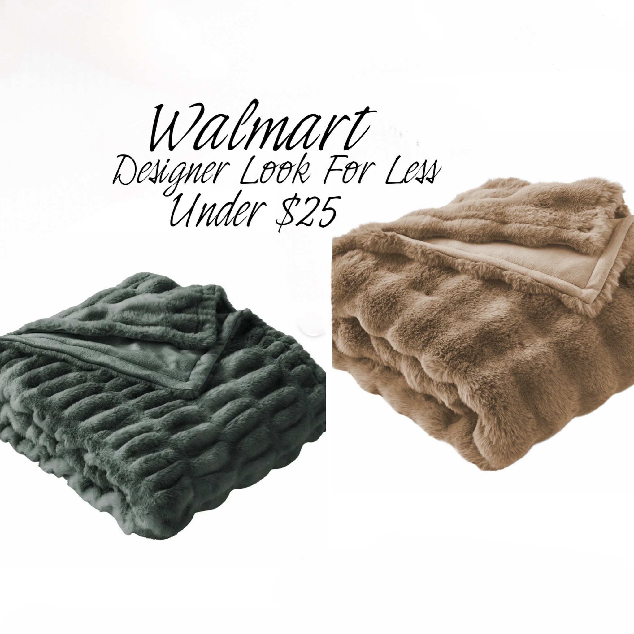 Walmart designer look for less under $25

Faux fur blanket 
Holiday
Fall

#LTKFindsUnder50 #LTKSeasonal #LTKHome