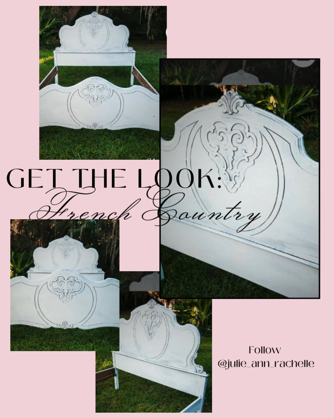 30% off sale ends December 29
vintage Solid Wood French Provincial Full Size Bed - Distressed White Jacobean Antique Farmhouse Piece!

Welcome this unique and rare piece of furniture into your home, a beautiful full size Jacobean depression era bed with stunning ornate trimwork and carving details throughout the footboard and headboard! This antique is a French Provincial style bed with curves that will add character, elegance, and charm to any room.

Crafted in the early 1900s, this bed showcases the unique beauty of the depression era. The shabby chic finish in distressed white is perfect for farmhouse or country-style homes. The bed's white finish is hand-painted, adding a personal touch to this vintage piece.

The solid wood construction is a testament to the level of craftsmanship used in furniture production during that time. The ornate carvings and trim work on this antique piece showcase the history and artistic skill required to create pieces of this caliber.

As a collector's item, this bed is a one-of-a-kind masterpiece that will become the focal point of any bedroom. The rarity of this piece not only lies in its age but also in its ornate design and beautiful shape.

Bring home this unique masterpiece and see the beauty it adds to your home.


#LTKsalealert #LTKhome #LTKkids