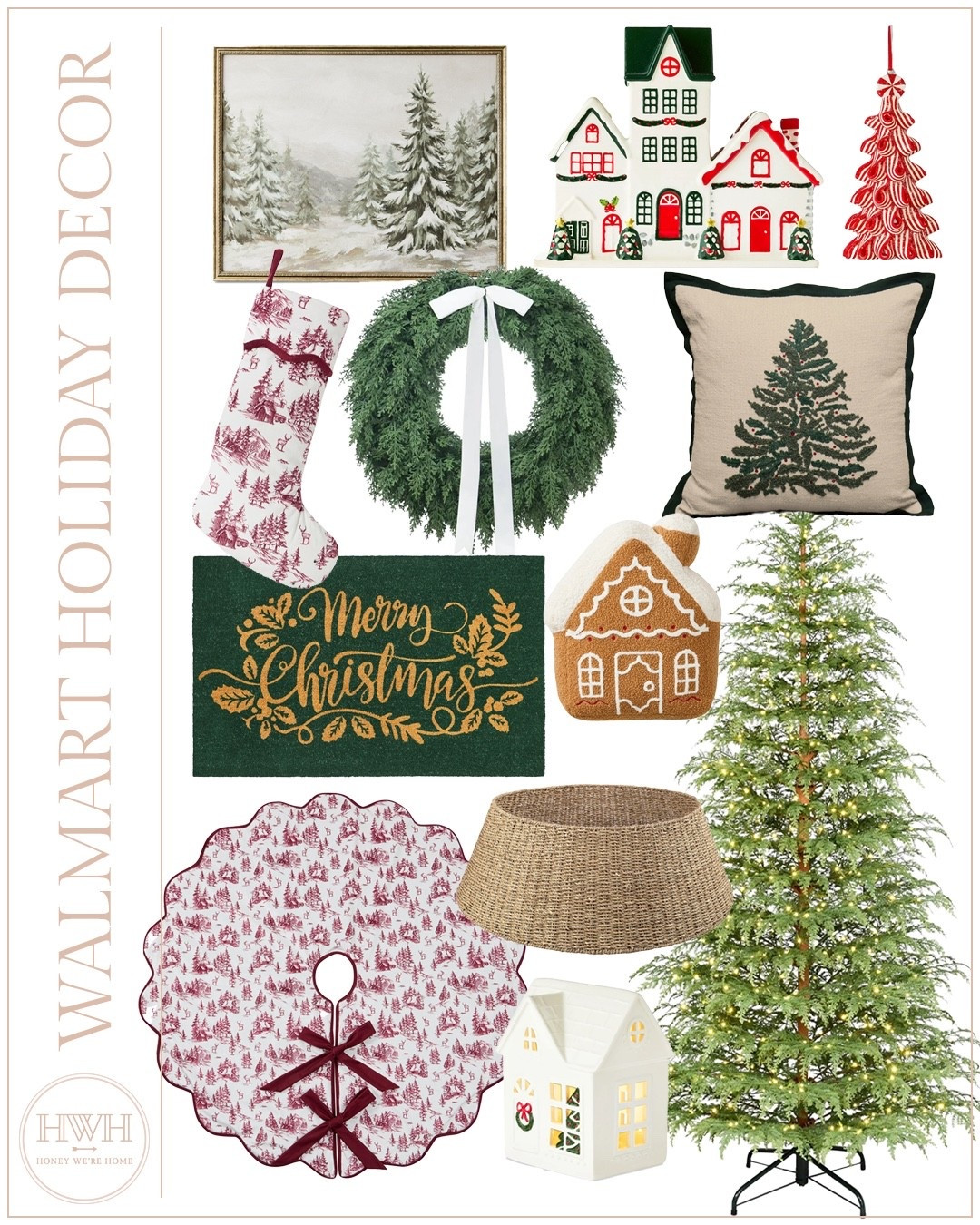 Walmart holiday decor! 🎄❤️
