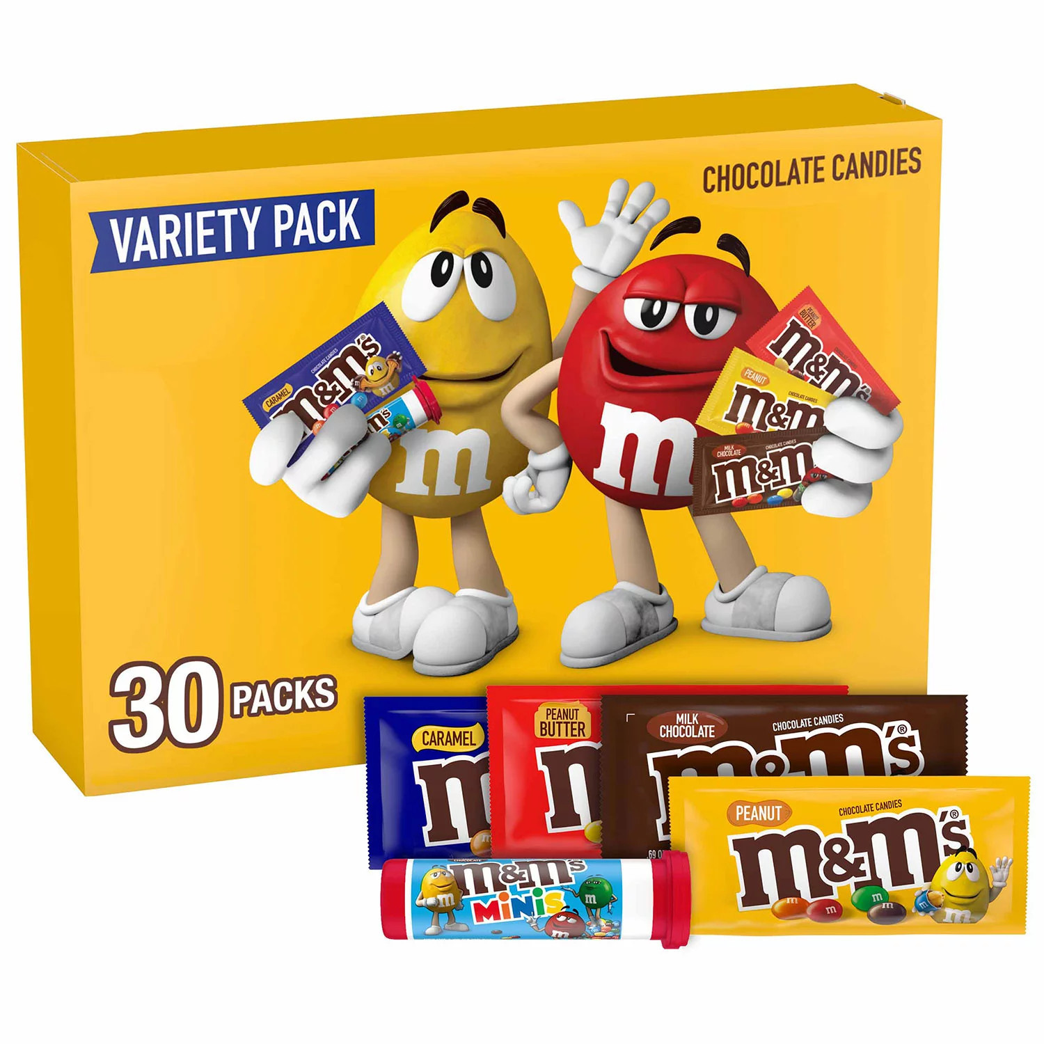 M & M'S Variety Pack Chocolate Candy, Full Size, 30 pk. | Sam's Club