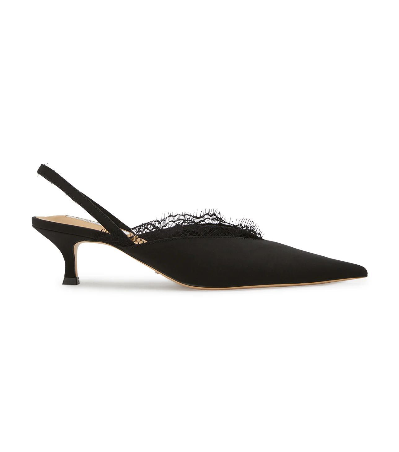 Kenzie Black Crepe Heels | Tony Bianco (Australia & New Zealand)